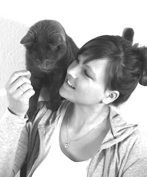 Kater auf der Schulter